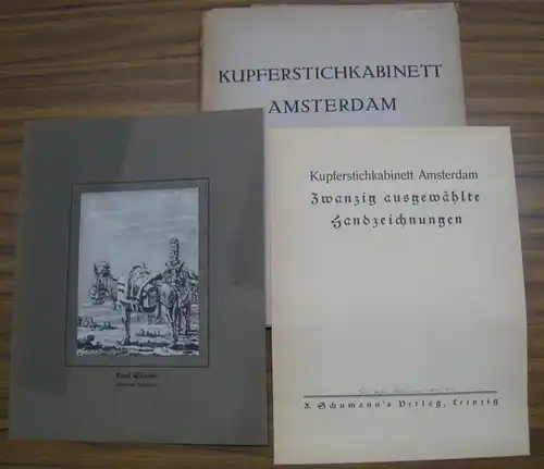 Kupferstichkabinett Amsterdam. - Rembrandt Harmensz van Rijn / Adriaen van de Velde / Karel Dujardin / Gabriel Metsu / Nicolaes Maes / Hendrik Goltzius / Govaert Flinck / Aelbert Cuijp / Paulus Potter / Adriaen van Ostade / Jan Stehen / Salomon van Ruisda