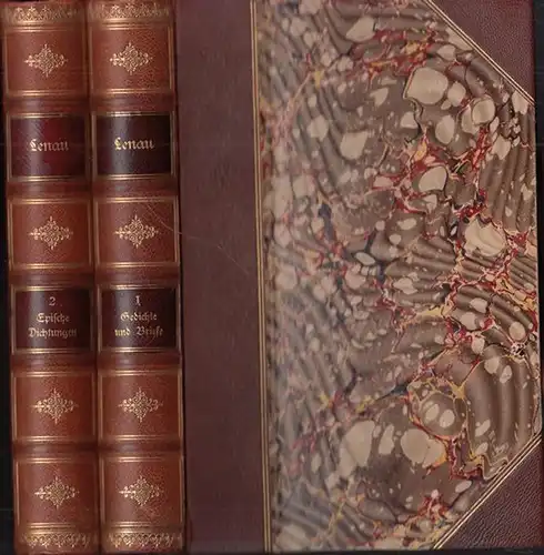 Lenau, Nicolaus - Carl Hepp (Hrsg.): Lenaus Werke. Erster und zweiter Band: Erster Band: Gedichte und Briefe. Zweiter Band: Epische Dichtungen. 