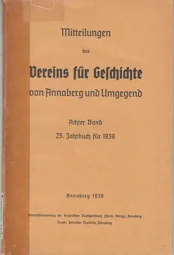 Verein für Geschichte von Annaberg und Umgegend (Hrsg.) / Willy Roch: Verzeichnis der evangelisch lutherischen und römisch katholischen Geistlichen sowie der Prediger der Bischöflichen Methodistenkirche.. 