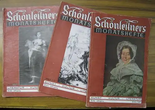 Schönleitners Monatshefte.   Mally, Hans (Hrsg.) / Maximilian Narbeshuber (Red.): Schönleitners Monatshefte. Hefte 1  3, Erster Jahrgang.   Kunst   Kultur.. 