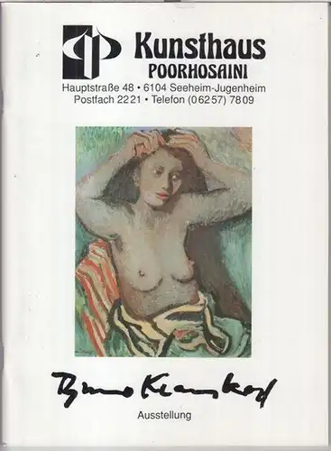 Krauskopf, Bruno ( 1892 - 1960 ). - Kunsthaus Poorhosaini. - Text: Albrecht Dexler: Bruno Krauskopf. Katalog zur Ausstellung 11. November 1990. 