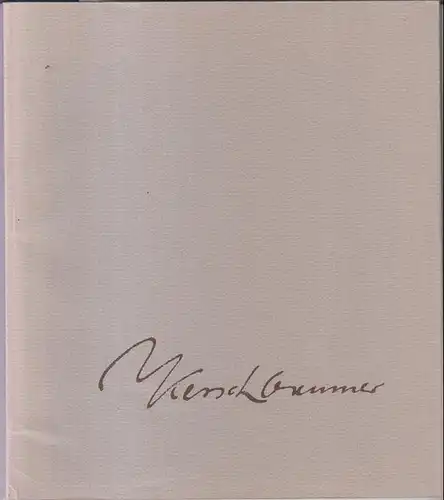 Kerschbaumer, Anton. - Brücke Museum zu Berlin: Anton Kerschbaumer 1885 - 1931. Zum 50. Todestag. - Ausstellung 1982 im Brücke - Museum Berlin und in der Städtischen Galerie Rosenheim. 