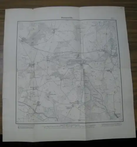 Dammwolde. - Lithographiert von Franz Werner zu Berlin: Dammwolde. 1 : 25 000. Blatt 1227. 