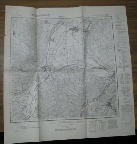 Lutter ( am Barenberge ). - Reichsamt für Landesaufnahme: Lutter a. Barenberge. 1 : 25 000. 4 cm Karte. - Meßtischblatt 4027. 