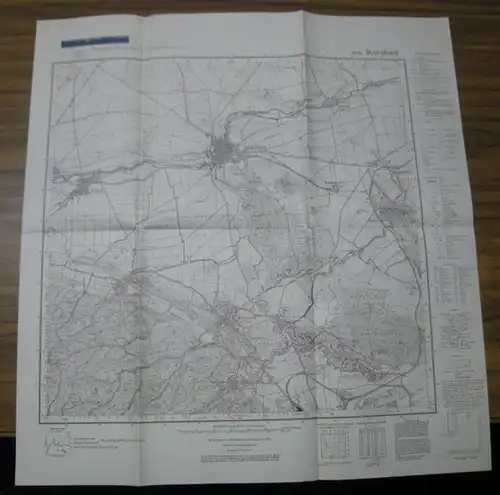 Derenburg. - Preußische Landesaufnahme: Derenburg. Topographische Karte 1 : 25 000. 4 cm Karte, 4131. 