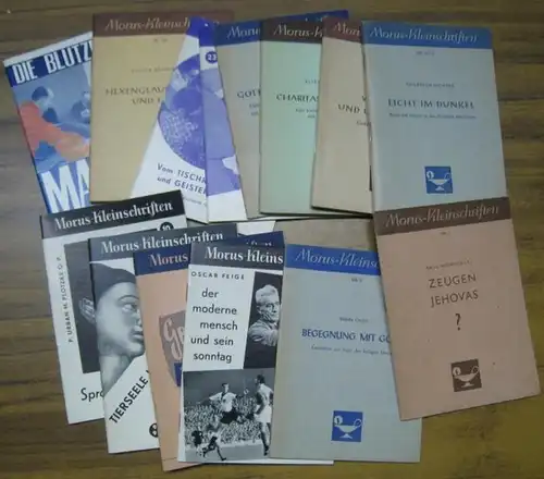 Morus Kleinschriften.   Paul Mianecki / Ursula Creutz / Oscar Feige / Lilly Zarncke / Hubert Muschalek / P. Urban, M. Plotzke / Friedrich.. 