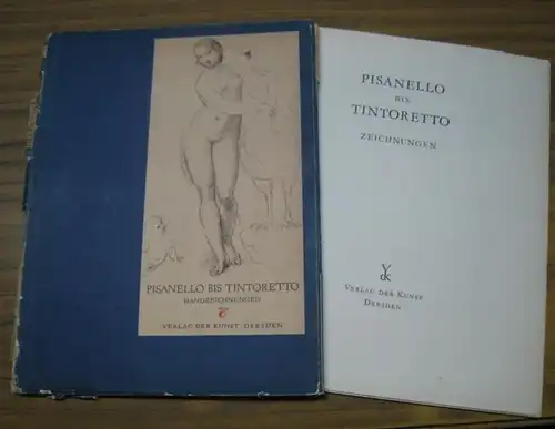 Verlag der Kunst, Desden. - Pisanello / Tintoretto / Luca Signorelli / Sandro BotticellI / Leonardo da Vinci / Michelangelo Buonarroti / Raffaelo Santi / Pontormo / Parmigianino / Annibale Carracci. - Text: Werner Timm: Pisanello bis Tintoretto. Zeichnung