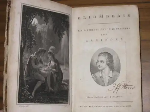 Alxinger, Johann Baptist von (1755 - 1797) - Johann Gottfried Seume (Hrsg.): Bliomberis. Ein Rittergedicht in 12 Gesängen. 