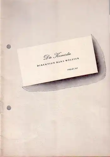 Programmheft der Komödie am Kurfürstensdamm. Spielzeit 1960 / 1961