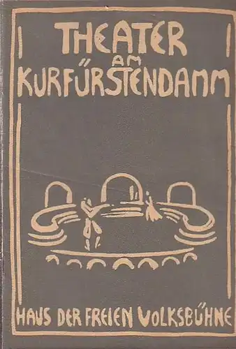 Programmhefte Theater am Kurfürstensdamm im Haus der freien Volksbühne. Spielzeit 1957/ 1958. Konvolut aus 2 Heften
