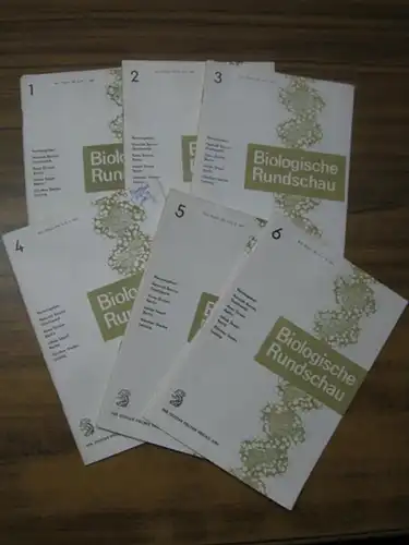 Biologische Rundschau.- Heinrich Borriss, Hand Grimm, Jakob Segal u.a. (Hrsg.): Biologische Rundschau. Band 5, 1967 komplett mit den Heften 1 - 6.