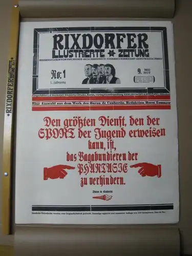 Rixdorfer Drucke.   Bremer, Uwe / Ali Schindehütte / Johannes Vennekamp / Arno Waldschmidt (Hrsg.).   Horst Tomeyer (Red.): RIXDORFER ILLUSTRIERTE ZEITUNG. No:.. 