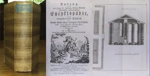 Krünitz, Johann Georg / M. C. von Schütz (Hrsg.): Auszug aus des Herrn D. Johann Georg Krünitz ökonomisch technologischen Encyklopädie, oder allgemeinen System der Staats.. 