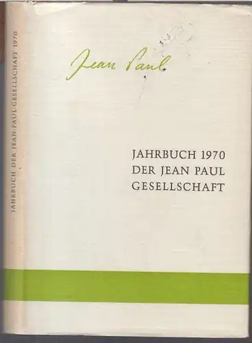 Jean Paul ( Jean Paul Friedrich Richter, eigentlich Johann Paul Friedrich Richter, 1763 - 1825 ). - Herausgeber: Kurt Wölfel. - Texte: Burkhardt Lindner /...