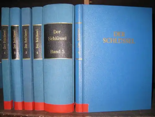 Schlüssel, Der. - Heinz Reise / Wolfgang Ollrog u. a. ( Leitung ) / Göttinger Genealogisch-Heraldische Gesellschaft (Hrsg.): Der Schlüssel. Bände 1 - 6 (...