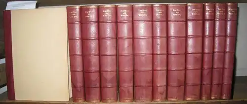 Holz, Arno / Kurt Harald Isenstein (Illustr.) / Hans W. Fischer (Einltg.): Das Werk von Arno Holz. Monumental Ausgabe in zwölf Bänden. Mit 12 signierten.. 