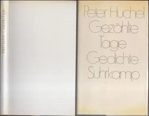 Huchel, Peter: Gezählte Tage. Gedichte. 