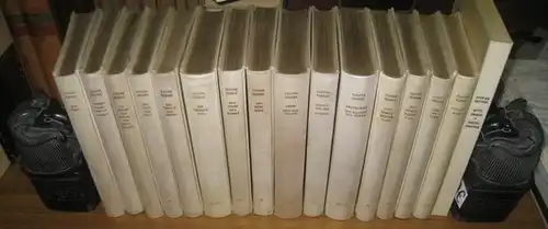 Gesamt Ausgabe der Werke. Entgültige Fassung. 18 in 15 Bänden komplett mit beigegebener Fotografie  und Autograph des Autors siehe Anmerkung! Band 1: Die Fibel.. 