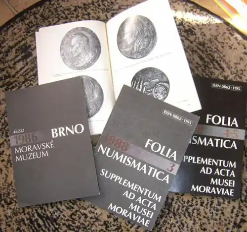 Folia Numismatica.   Red.: Jiri Sejbal.   T. Kucerovska / Stanislaw Suchodolski u. a: Folia Numismatica 1986   1988/1989.   5.. 