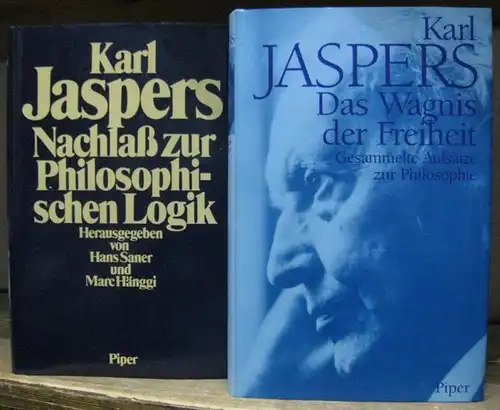 Jaspers, Karl: Konvolut mit 2 Titeln : 1) Nachlaß zur Philosophischen Logik. 2) Das Wagnis der Freiheit. Gesammelte Aufsätze zur Philosophie. 