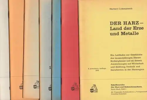 Kreislehrerverein Clausthal Zellerfeld.  Herbert Lommatzsch, Albert Riechers, Gerhard Muschwitz, Adolf Ey, Paul Ernst, Albrecht Hoffmann, Lothar Meyer u.a: Der Harz und Südniedersachen bzw. Der.. 