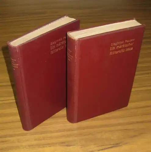 Finow-Tornow. - Passow, Siegfried: Ein märkischer Rittersitz. Aus der Orts- und Familien Chronik eines Dorfes [ Hohenfinow-Tornow ]. 
