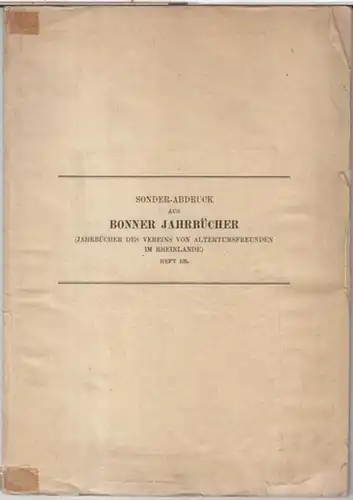 Rademacher, C: Germanische Begräbnisstätten am Niederrhein. Mit besonderer Berücksichtigung der Keramik ( = Sonder Abdruck aus Bonner Jahrbücher ( Jahrbücher des Vereins von Altertumsfreunden im.. 
