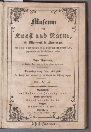 Museum für Kunst und Natur.   Texte: August Friedrich Ernst Langbein / Friedrich Schiller u. a: Museum für Kunst und Natur. Erste Lieferung, 4.. 