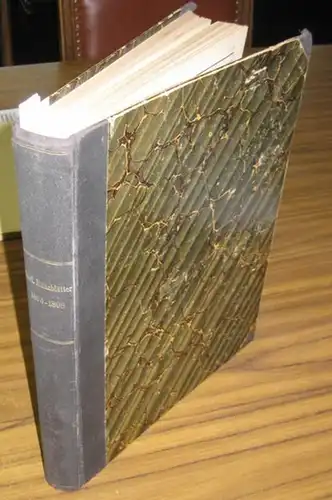 Berliner Münzblätter.   Adolph Weyl / Emil und M. Bahrfeldt / H. Dannenberg / J. Menadier / E. Grimm / H. Buchenau / Carl.. 