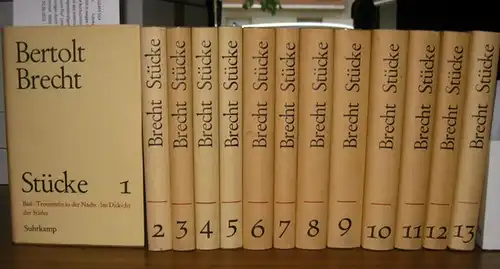 Brecht, Bertolt: Stücke - Band 1 - Band 13 (von 14). 