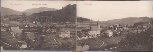 Jonsdorf.   Hermann Seibt, Meissen: Jonsdorf. Elf Postkarten.   Motive: Blick nach dem Hochwald / Lausche / Dorfstraße / Genesungsheim / Blick nach.. 