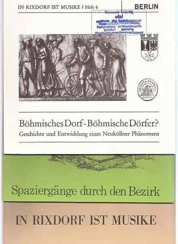 Pressestelle des Bezirks Neukölln von Berlin (Hrsg.)   K. Deutschland, B. Maier:, Manfred Motel u.a: In Rixdorf ist Musike   3 Titel der.. 