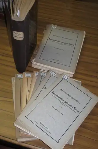 Stille, H.   Pompeckj / Lohmann / Andree / Schöndorf / Fraas / Mestwerdt / Stolley / Schmierer (Autoren): Elf Jahresberichte des Niedersächsischen geologischen.. 