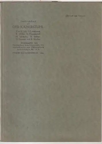 Lais, R: Der Kaiserstuhl in Ur- und Frühgeschichte ( = Sonderabdruck aus: Der Kaiserstuhl, herausgegeben vom Badischen Landesverein für Naturkunde und Naturschutz in Feiburg i. Br. e.V. ). 