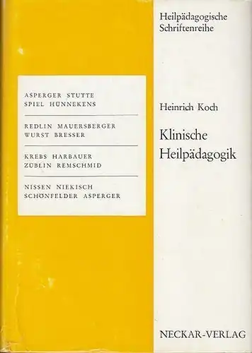 Koch, Heinrich (Red.). - H. Asperger / H. Stutte / W. Spiel / H. Hünnekens / W. Redlin / R. Mauersperger / F. Wurst /...