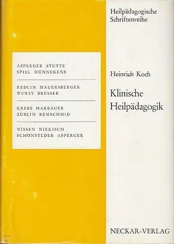 Koch, Heinrich (Red.).   H. Asperger / H. Stutte / W. Spiel / H. Hünnekens / W. Redlin / R. Mauersperger / F. Wurst.. 