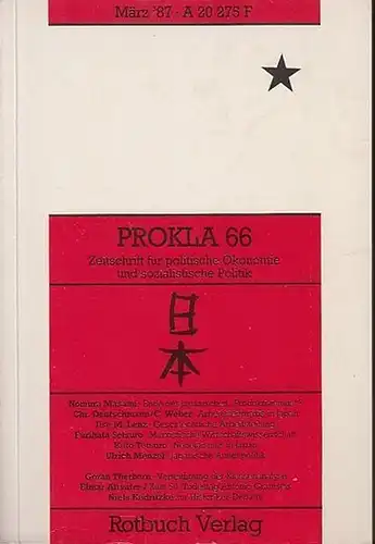 PROKLA.   Altvater, Elmar (Red.).   Nomura Masami / Christoph Deutschmann und  Claudia Weber / Ilse M. Lenz / Kato Tetsuro u.. 