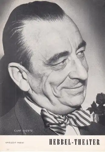 Berlin Hebbel   Theater.   Curt Goetz: Programmheft zu: Dr. med. Hiob Praetorius.   Eine Geschichte in sieben Kapiteln von Curt Goetz.. 