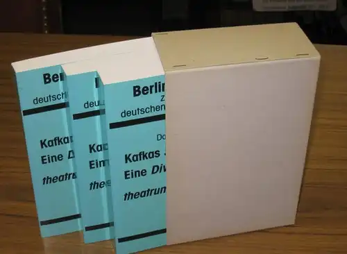 Kafka, Franz - Dagmar Fischer: Kafkas Schloß ( Schloss ) Astralis - Eine Divina Commedia im theatrum astronomicum. Teil I-III komplett in 3 Büchern (= Berliner Beiträge zur neueren deutschen Literaturgeschichte 16). 