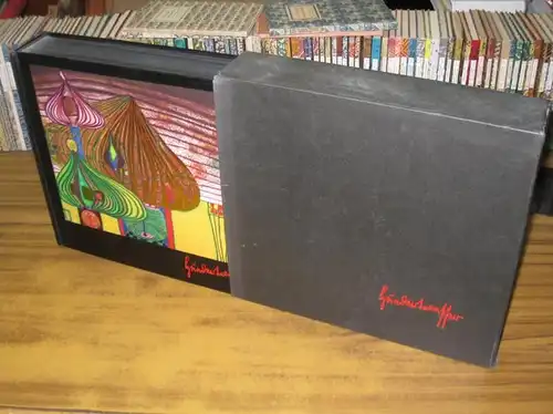 Hundertwasser (Friedrich Stowasser (1928-2000), besser bekannt als Friedensreich Regentag Dunkelbunt Hundertwasser). - Schmied, Wieland: Hundertwasser. (= Österreicher des 20. Jahrhunderts hrsg. v. Werner Hofmann). 