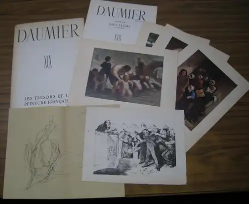 Daumier, Honore. - Texte de Paul Valery: Daumier XIX. siecle. Les tresors de la peinture francaise. 