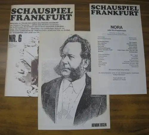 Schauspiel Frankfurt.   Zeitschrift der Städtischen Bühnen Frankfurt / Main: Schauspiel Frankfurt Nr. 6, März 1973. Zeitschrift der Städtischen Bühnen Frankfurt am Main.. 