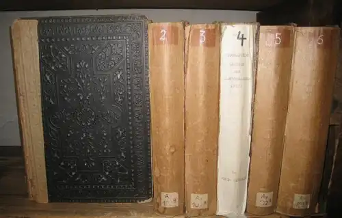 Wernich, A. (Red.) / August Hirsch (Hrsg.) / A. Anagnostakis, E. Albert, Arndt u.v.a: Biographisches Lexikon. 6 Bände komplett. Biographisches Lexikon der hervorragenden Aerzte (Ärzte) aller Zeiten und Völker. 