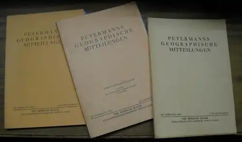 Petermanns Geographische Mitteilungen.   Herausgeber: Ernst Neef.   Schriftleiter: Werner Horn.   Beiträge: Heinrich Schiffers / Walter Roubitschek / Herbert Louis /.. 