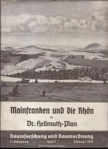 Raumforschung und Raumordnung.   Herausgeber: Konrad Meyer.   Beiträge: Konrad Bildstein / Reinhold Brenneisen / Hans Schrepfer / Josef Dünninger / Hermann Horster.. 