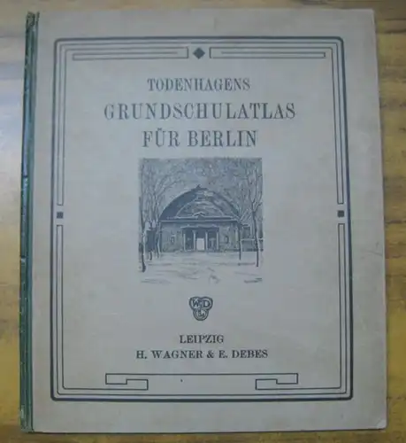 Todenhagen, Paul.   Grundschulatlas: Todenhagens Grundschulatlas für Berlin.   Im Inhalt: Verwaltungsbezirke 1 6, 1 20, Mitte, Tiergarten, Wedding, Prenzlauer Berg, Friedrichshain, Kreuzberg.. 