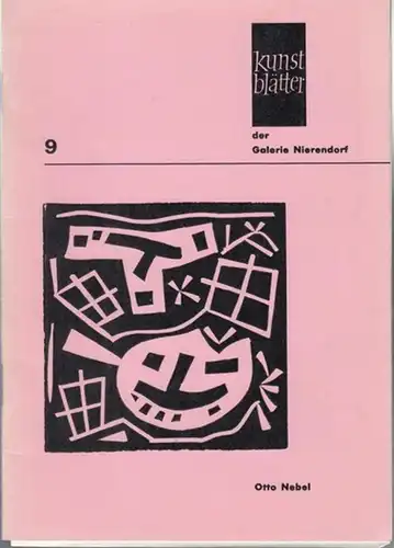 Galerie Nierendorf (Hrsg.). - Otto Nebel: Otto Nebel ( Kunstblätter der Galerie Nierendorf Nr. 9 ). 