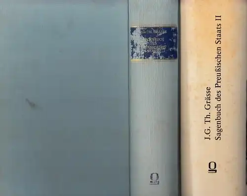 Grässe, Johann Georg Theodor: Sagenbuch des Preussischen Staats. Band I und II komplett in 2 Büchern. 