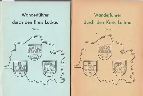 Rat des Kreises Luckau, Abteilung Volksbildung (Hrsg.): Wanderführer durch den Kreis Luckau, Teile 1 und 2. 