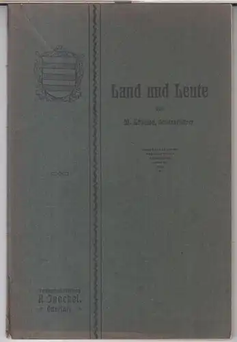 Querfurt. - M. Graewe: Land und Leute, ein heimatliches Lesebuch. II. Teil der Kleinen Heimatskunde des Kreises Querfurt. 